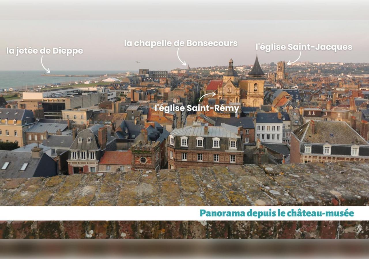 Maison De Charme A Dieppe, Confort Et Loisirs Eksteriør billede